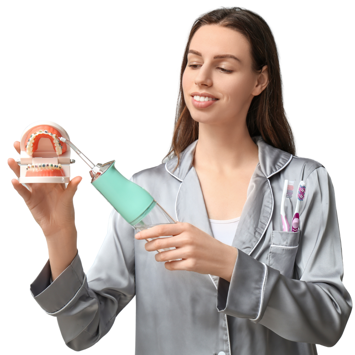 Tu Mejor Aliado para una Sonrisa Perfecta: IRRIGADOR BUCAL LIMPIA SMILE  (Portátil y Recargable con USB) + Envío Gratis a todo GUATEMALA + CREMA DENTAL BLANQUEADORA GRATIS