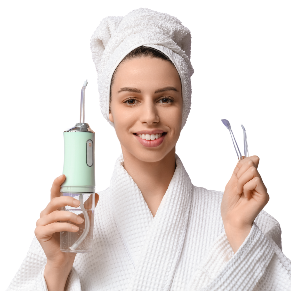 Tu Mejor Aliado para una Sonrisa Perfecta: IRRIGADOR BUCAL LIMPIA SMILE  (Portátil y Recargable con USB) + Envío Gratis a todo GUATEMALA + CREMA DENTAL BLANQUEADORA GRATIS