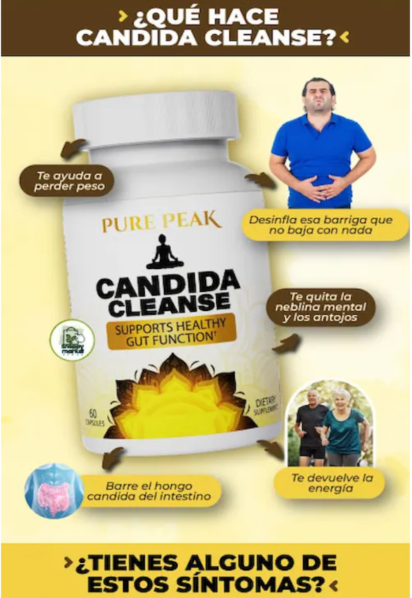 CANDIDA CLEANSE 100% original  - ELIMINA TOXINAS DESDE EL PRIMER DÍA