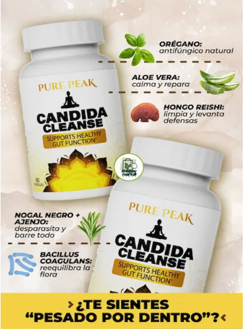 CANDIDA CLEANSE 100% original  - ELIMINA TOXINAS DESDE EL PRIMER DÍA