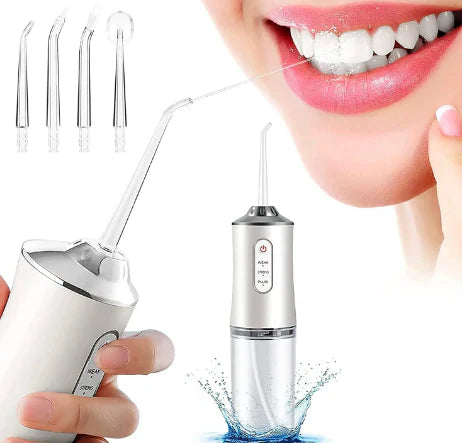 Tu Mejor Aliado para una Sonrisa Perfecta: IRRIGADOR BUCAL LIMPIA SMILE  (Portátil y Recargable con USB) + Envío Gratis a todo GUATEMALA + CREMA DENTAL BLANQUEADORA GRATIS